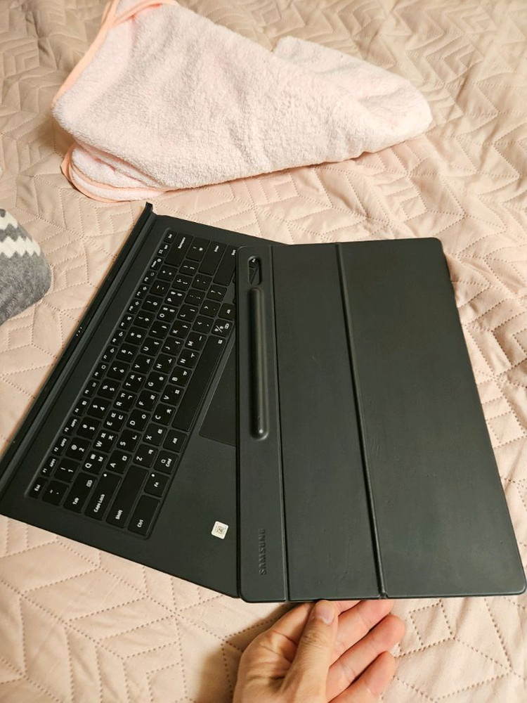 갤럭시탭s8울트라 키보드북커버 중고 (안심결제 가능) 이미지