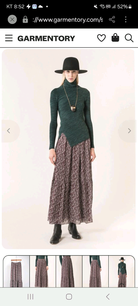 바네사브루노 롱스커트 이미지