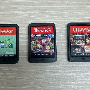 닌텐도 알칩 (젤다 야생의숨결, 동물의숲, 마리오카트8, 원피스 해적무쌍4, 저스트댄스2021) 판매합니다 이미지