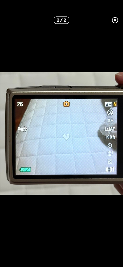 카시오 엑슬림 z2300 골드 casio exilim z2300 이미지