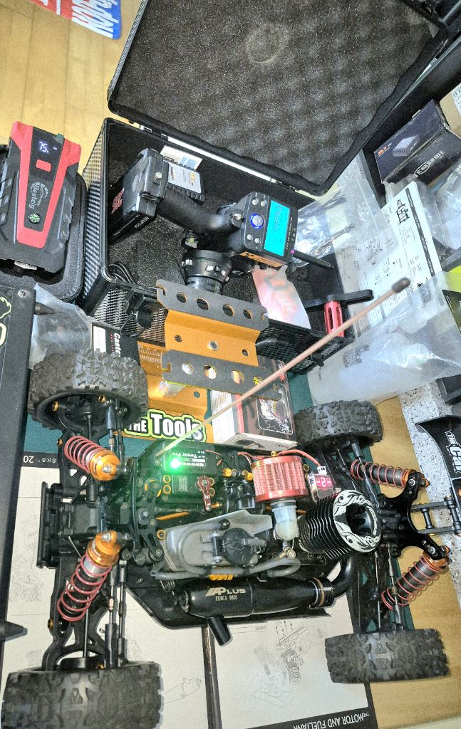 *각종교신가능*니트로터보엔진RC카(하이엔드급1/8)필란드JQ theCar알씨카풀패키지박스셋~바람에언덕에서 이미지