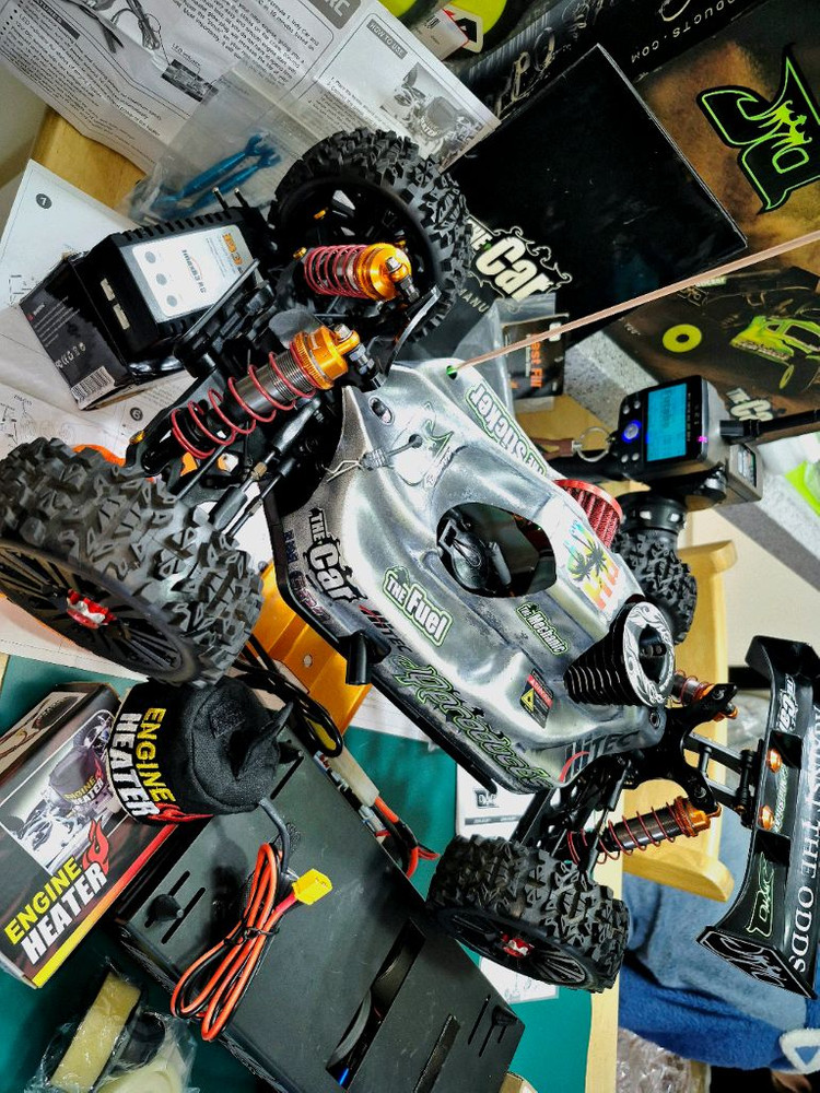 *각종교신가능*니트로터보엔진RC카(하이엔드급1/8)필란드JQ theCar알씨카풀패키지박스셋~바람에언덕에서 이미지