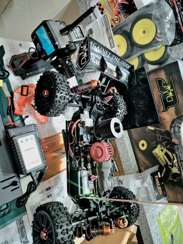 *각종교신가능*니트로터보엔진RC카(하이엔드급1/8)필란드JQ theCar알씨카풀패키지박스셋~바람에언덕에서 이미지