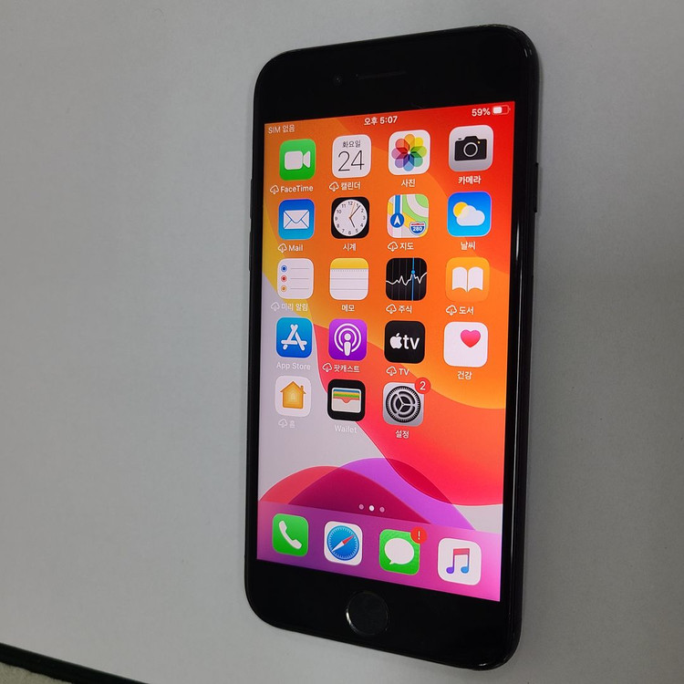 아이폰7 매트블랙 128G 인스타 빈티지폰 배터리92% 126679 이미지