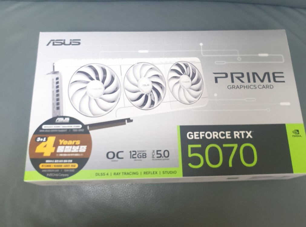 라이젠 9800X3D / B850M 어로스엘리트 ICE / ASUS 5070 PRIME 이미지