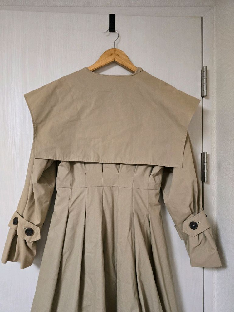 마리마켓 케이프 원피스형 트렌치 이미지