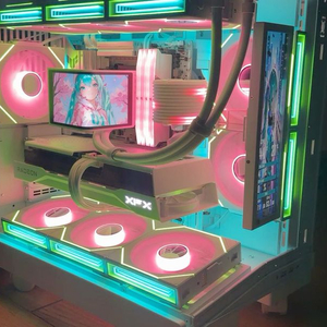 [26년1월/3월 구매] 7800X3D RX 9070XT 램 64G SSD 1TB 2TB 화이트 PC 이미지