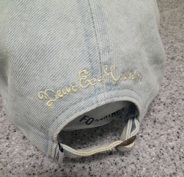 데우스 엑스마키나 빈티지워싱 데님 볼캡 이미지