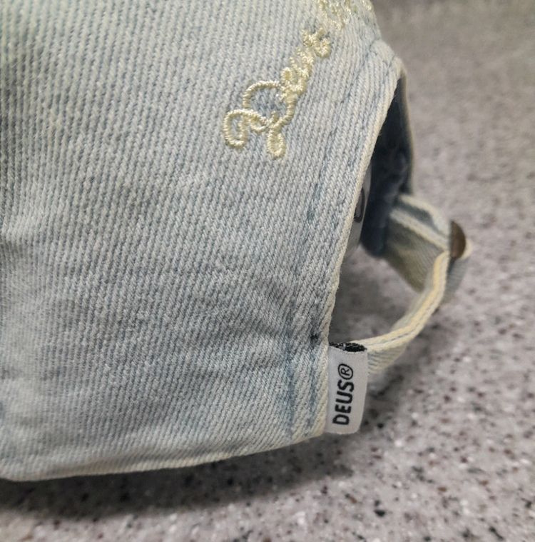 데우스 엑스마키나 빈티지워싱 데님 볼캡 이미지