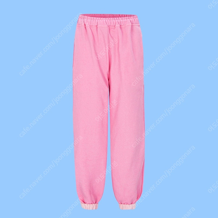 블루민 캔디 롤업 조거팬츠 핑크 시눈 매니매니모드 페일제이드 타낫 오버듀플레어 프레클 메이비베이비 모어쥬드 누트 이미지