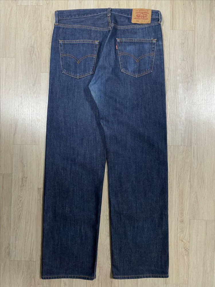 36) 90s 리바이스 512 레귤러핏 진청 데님팬츠(RRL&LVC&폴로) 이미지