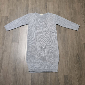 끄레아또레 여성 그레이 니트 롱원피스 66~77사이즈 이미지