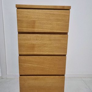 무인양품 물푸레나무 원목 서랍장 이미지