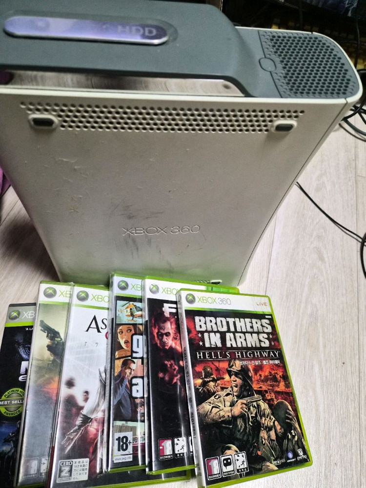 플스2슬림본체+게임30개+xbox360셋트+게임다수 일괄다드립니다 이미지