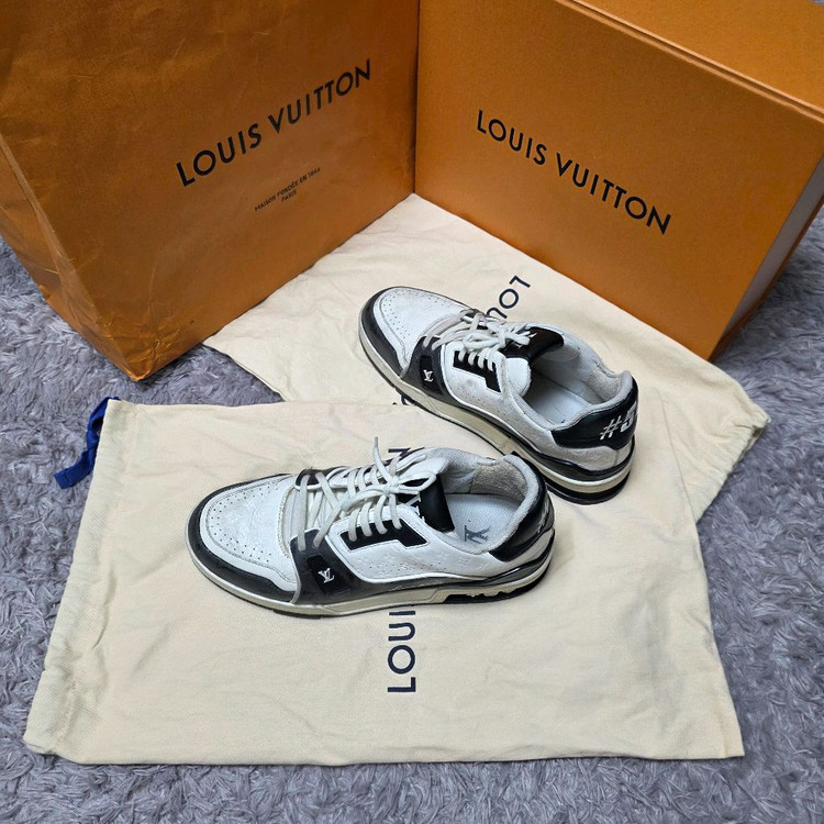 [클로젯][6.5]루이비통 LV 트레이너 #54 스니커즈 블랙 이미지