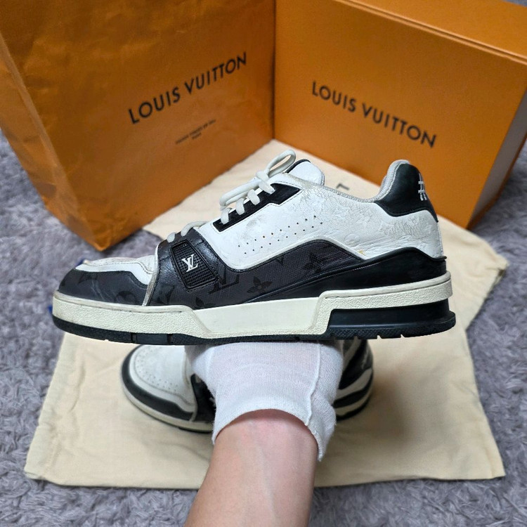[클로젯][6.5]루이비통 LV 트레이너 #54 스니커즈 블랙 이미지