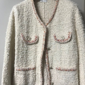 타임 트위드 니트 자켓 가디건 이미지