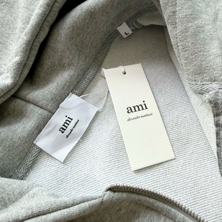 아미 뉴시즌 드 꾀흐 지퍼 스웨트 셔츠 이미지