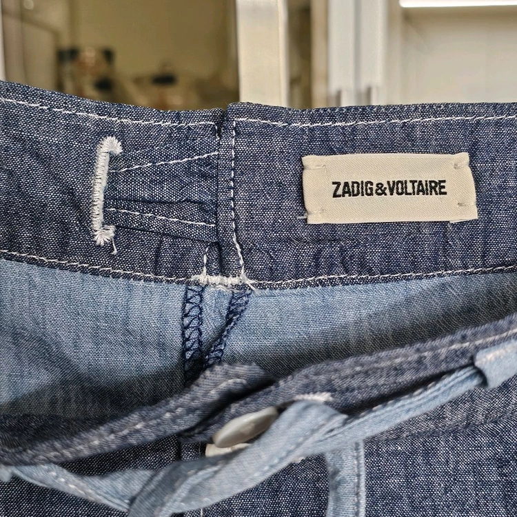 30~32인치(정품)쟈딕 앤볼테르 여성 데님 조거 팬츠 ZADIG&VOLTAIRE 이미지