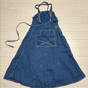 (거의새것)캐피탈 스트라이프 린넨100% 멜빵 원피스 사이즈 프리 이미지