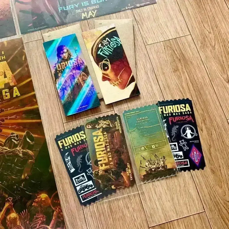 퓨리오사 매드맥스 사가 포스터 아트카드TTT 오리지널티켓 오티 영화굿즈 이미지