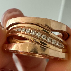 불가리 비제로원 다이아 반지 이미지