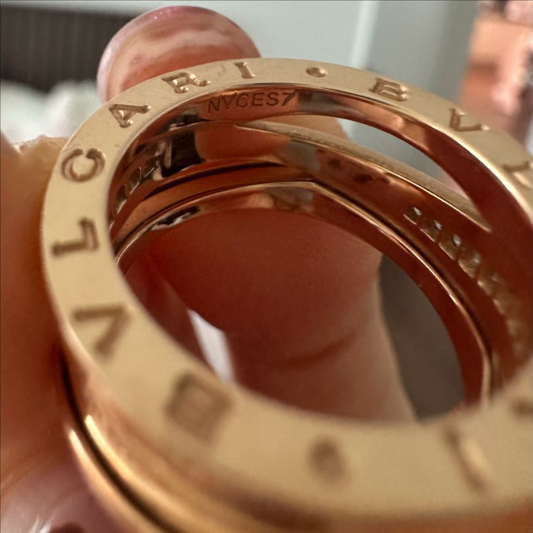 불가리 비제로원 다이아 반지 이미지