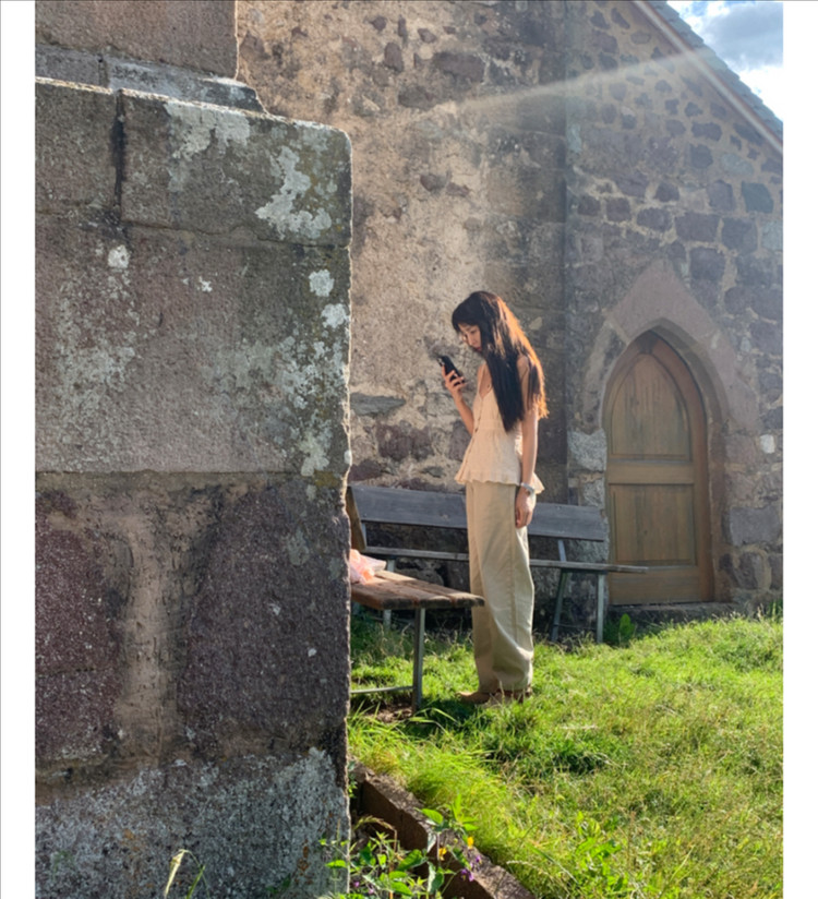 메이비베이비 슬리브리스 탑-라잇 베이지 이미지