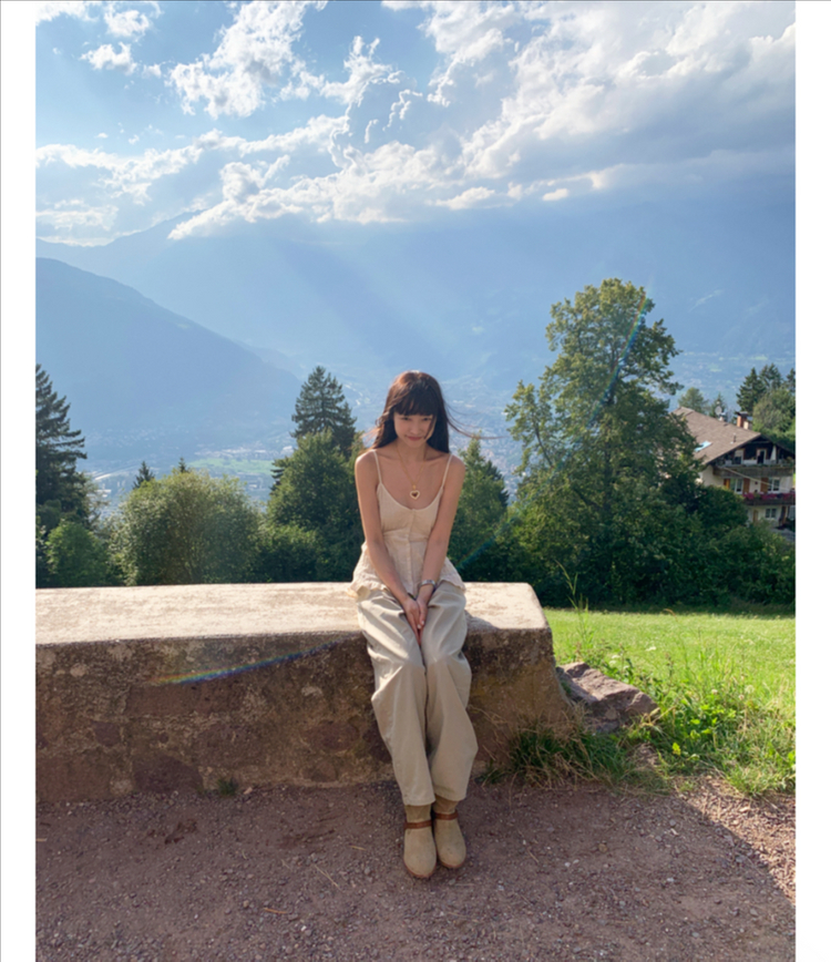 메이비베이비 슬리브리스 탑-라잇 베이지 이미지