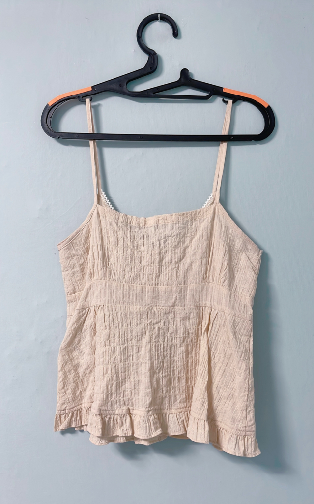 메이비베이비 슬리브리스 탑-라잇 베이지 이미지