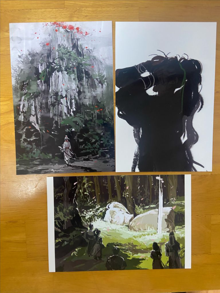 달려라 거지야 & 화산귀환 굿즈 이미지