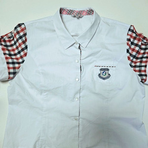 인천신정중 여자 교복 하복 블라우스 셔츠 빅사이즈 판매 이미지