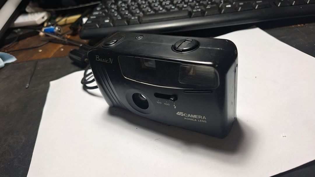 BasicN 45Camera 코니카렌즈 필름카메라 빈티지 레트로 로모 앤틱 y2k 일본 감성 필카 촬영 사진 이미지