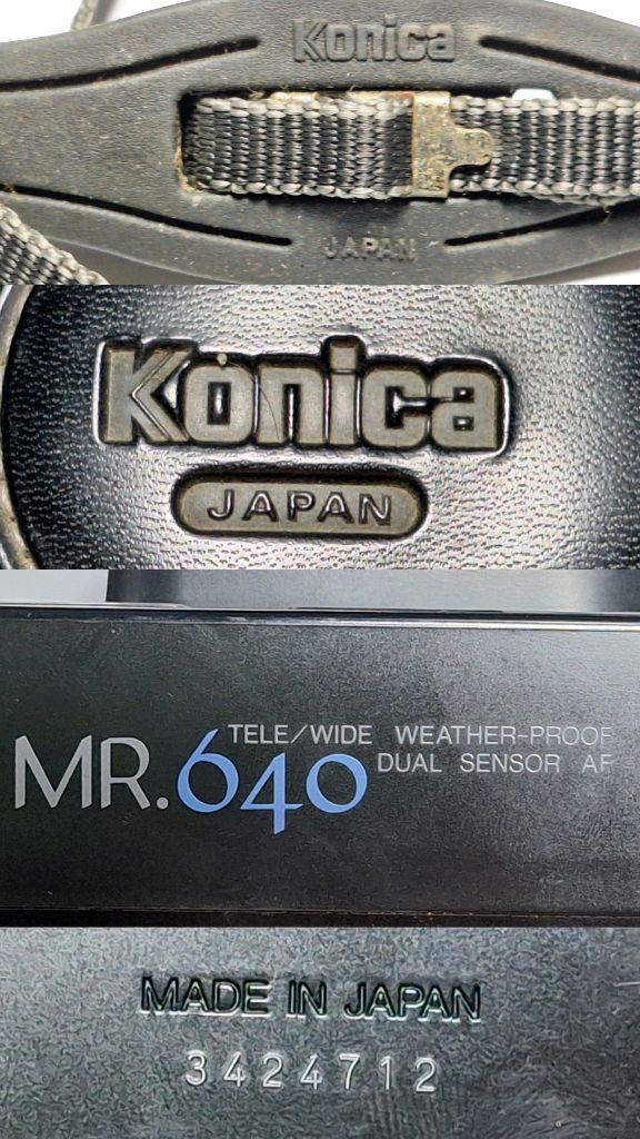 Konica MR.640 AF 방수 필름카메라/빈티지 레트로 로모 앤틱 y2k 일본 감성 필카 촬영 사진 이미지