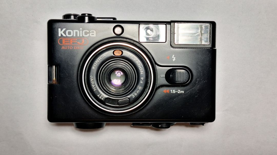 코니카 EFJ 필름카메라 빈티지 레트로 로모 앤틱 y2k 일본 감성 필카 촬영 사진 이미지