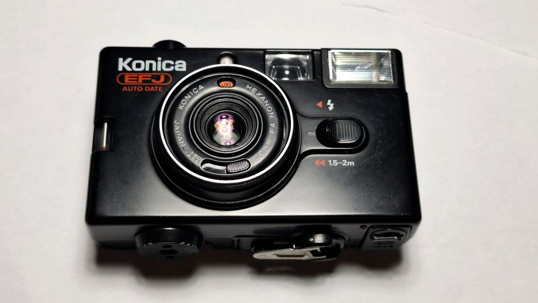 코니카 EFJ 필름카메라 빈티지 레트로 로모 앤틱 y2k 일본 감성 필카 촬영 사진 이미지