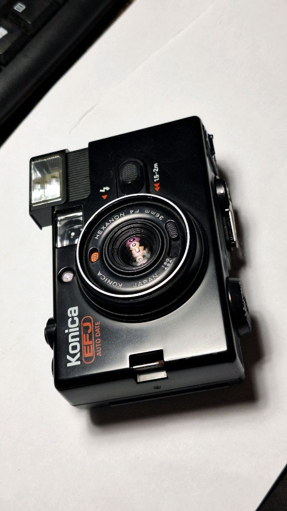 코니카 EFJ 필름카메라 빈티지 레트로 로모 앤틱 y2k 일본 감성 필카 촬영 사진 이미지