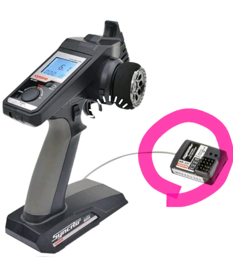 *일괄or개별판매*교쇼RC카용(Syncro조종기전용)알씨카수신기KR-331(2개)일괄~바람에언덕에서 이미지