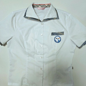 효자고 여자 교복 하복 블라우스 셔츠 95 판매 이미지