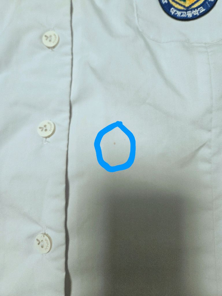 덕계고 여자 교복 하복 블라우스 셔츠 105 판매 이미지