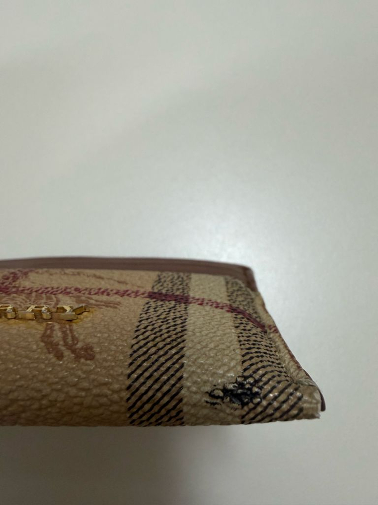 버버리 헤이마켓 체크패턴 카드지갑 이미지