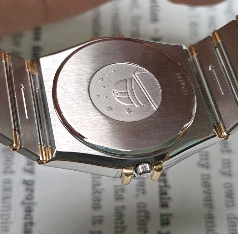 빈티지 오메가 컨스틸레이션 골드콤비 하프바 쿼츠 남성용 브레이슬릿 ver. 이미지