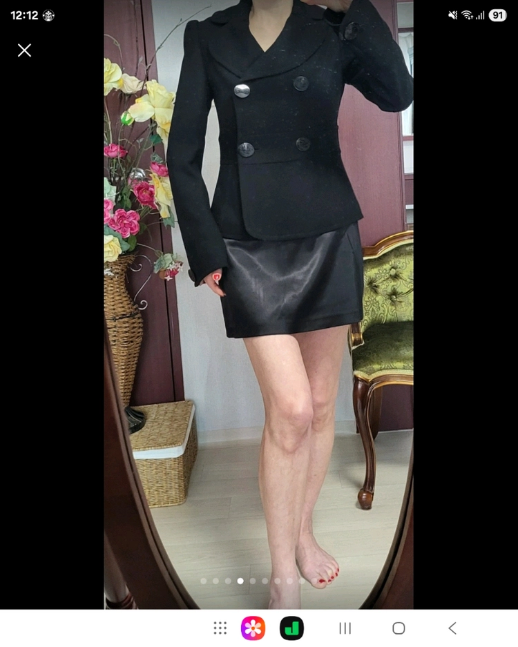 오즈세컨 더블버튼 울쟈켓 이미지