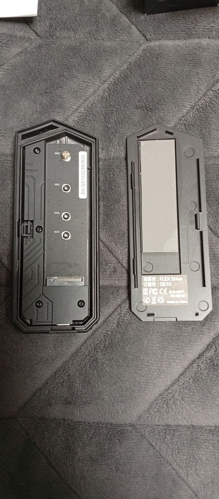 위즈플랫 FLEX DRIVE GX10 M.2 외장케이스 팝니다 이미지