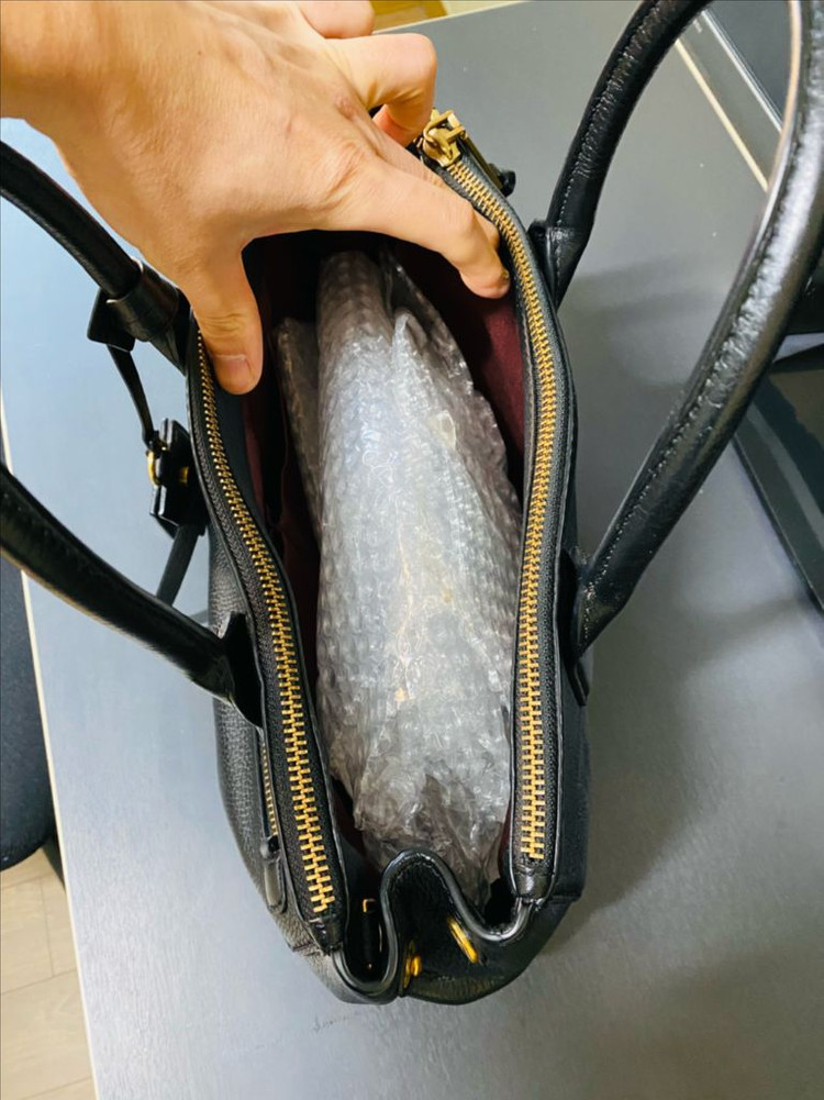 마이크제이콥스 크루져2way 가죽 블랙핸드백 이미지