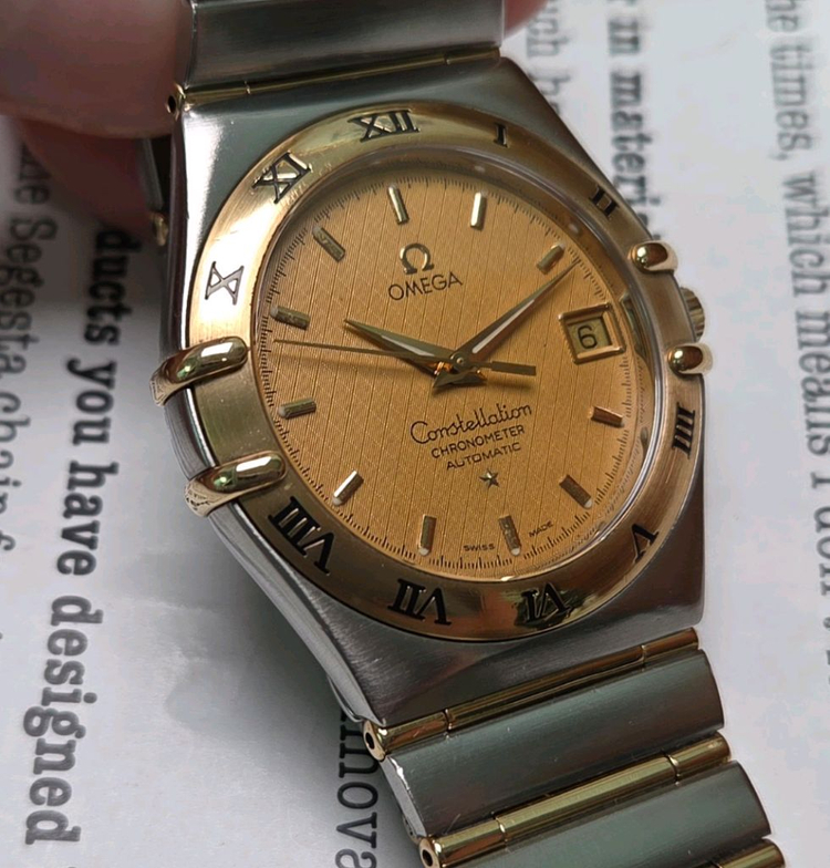 오메가 컨스틸레이션 18K콤비 풀바 최상위 크로노미터 오토매틱 이미지