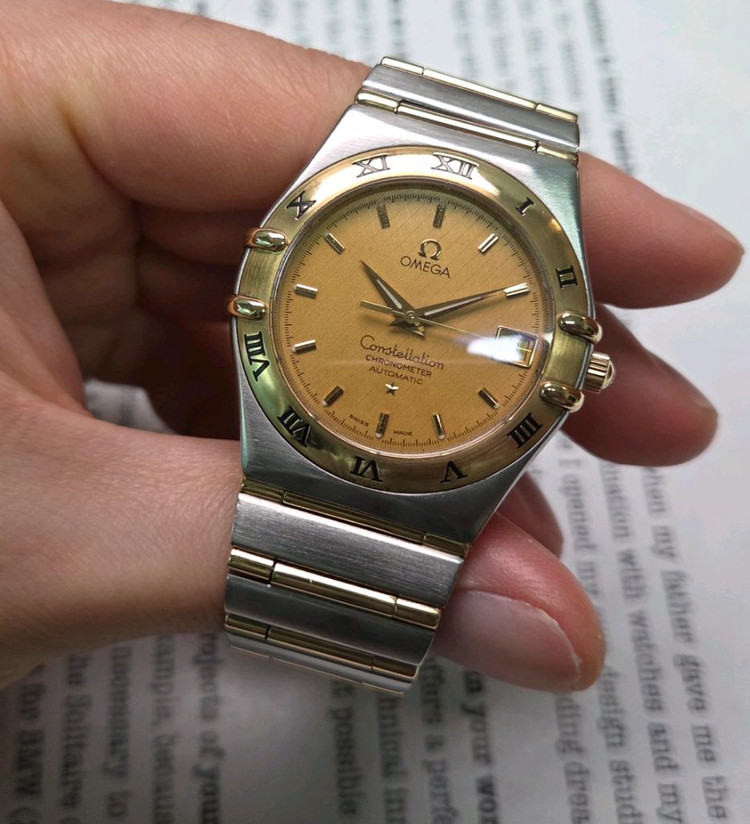 오메가 컨스틸레이션 18K콤비 풀바 최상위 크로노미터 오토매틱 이미지
