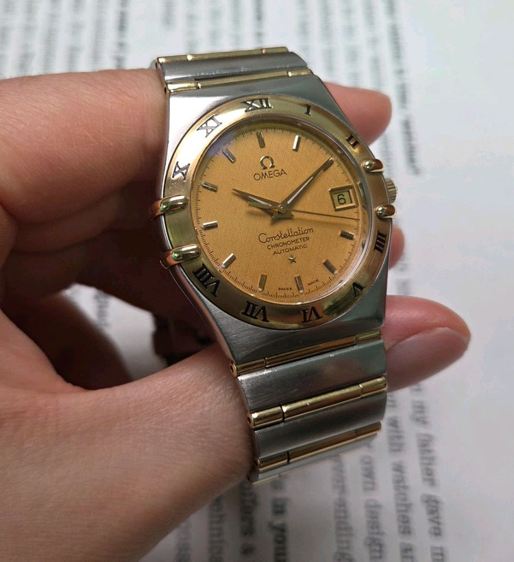 오메가 컨스틸레이션 18K콤비 풀바 최상위 크로노미터 오토매틱 이미지