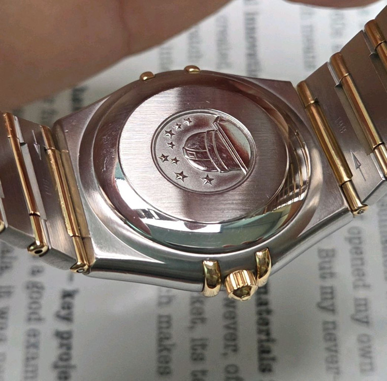 오메가 컨스틸레이션 18K콤비 풀바 최상위 크로노미터 오토매틱 이미지