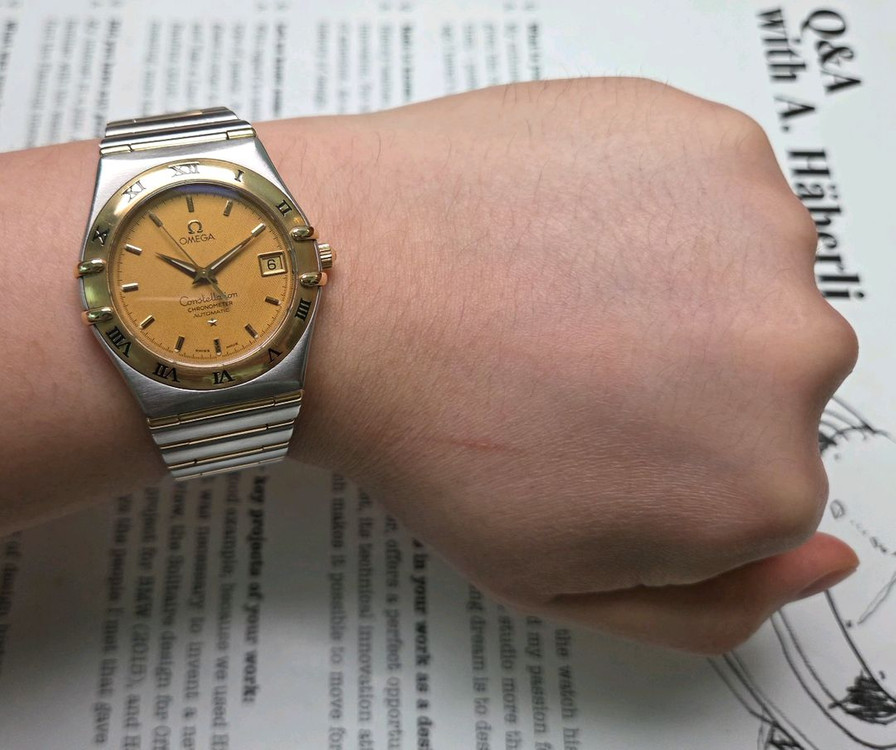 오메가 컨스틸레이션 18K콤비 풀바 최상위 크로노미터 오토매틱 이미지